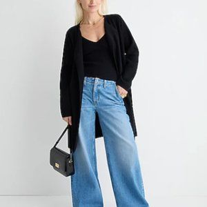 J. Crew collarless sweater-blazer